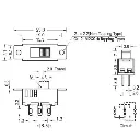 ON-OFF-ON Slide Switch 3 Position 6 Pin 9.webp