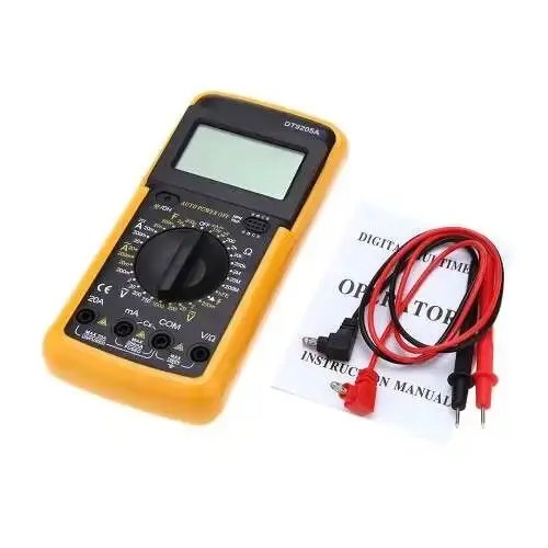 AVO DT-9205A Digital Multimeter orange Auto Power Off