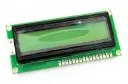 LCD 16x2 green Backlight with soldering pin