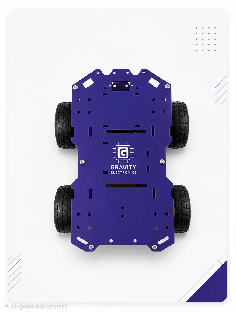 4WD RC Smart Robot Car Kit gravity electronics edition 