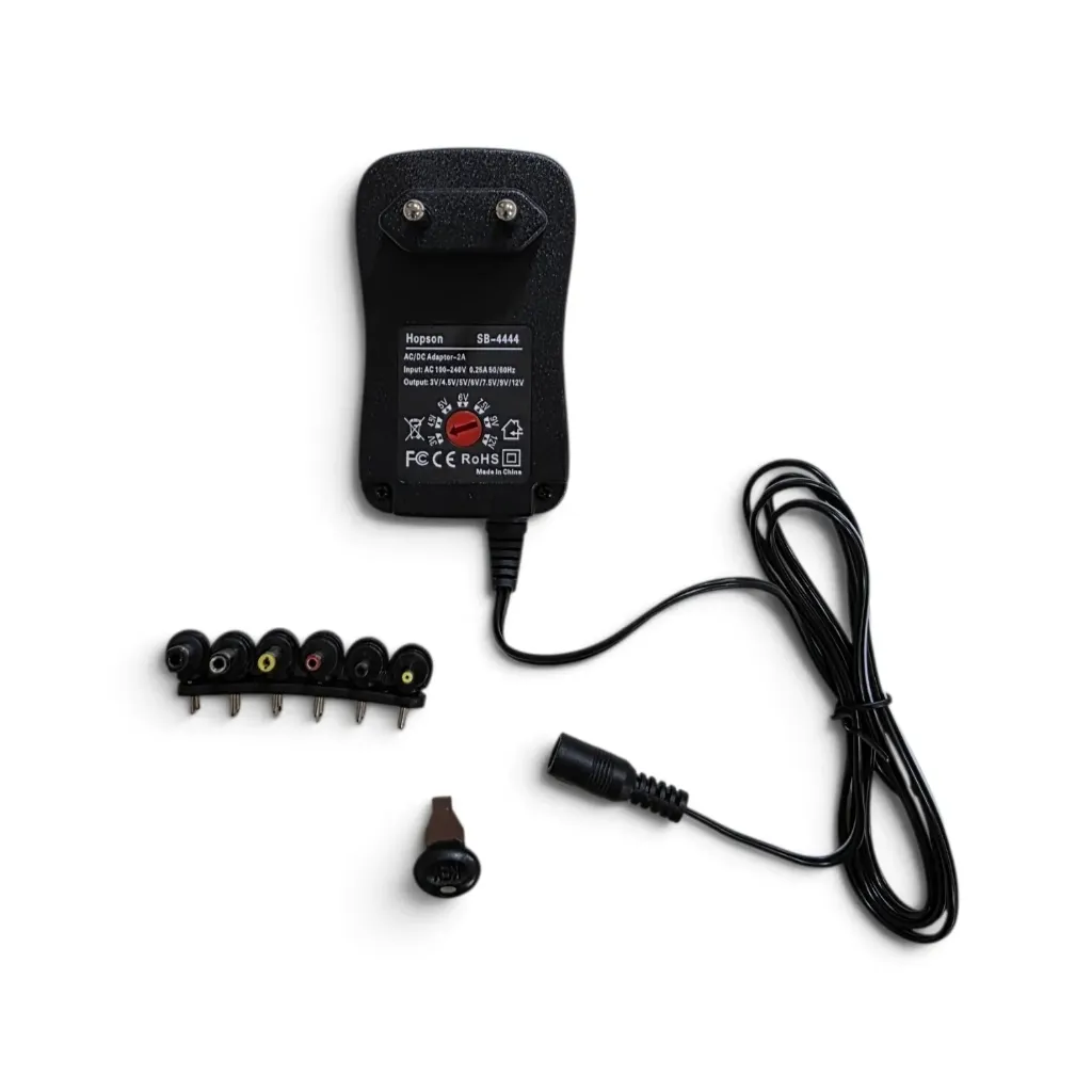 Variable Adapter 1A 3v-12 V 2A with USB high hopson bs-4444