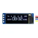 OLED Display 0.91"  – Blue, I2C Interface (128×32)
