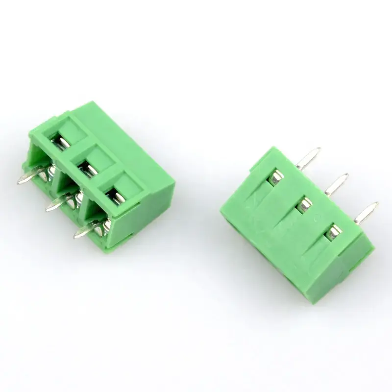  Green Terminal Block 3 Pins 5mm 300V/10A 