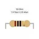 Resistor 10 ohm 0.25 W