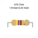 Resistor 470 ohm 0.25 W