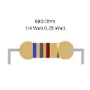 Resistor 680 ohm 0.25 W 