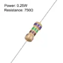 Resistor 750 ohm 0.25 w