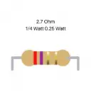 Resistor 2.7k ohm 0.25 w 