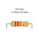 Resistor 22k ohm 0.25 W 