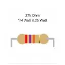 Resistor 27k ohm 0.25 W