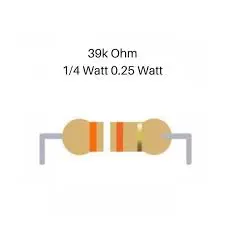 Resistor 39k ohm 0.25 W 