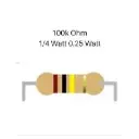 Resistor 100k ohm 0.25 W