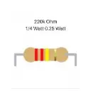 Resistor 220k ohm 0.25 W