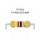 Resistor 47 ohm 0.25 W 