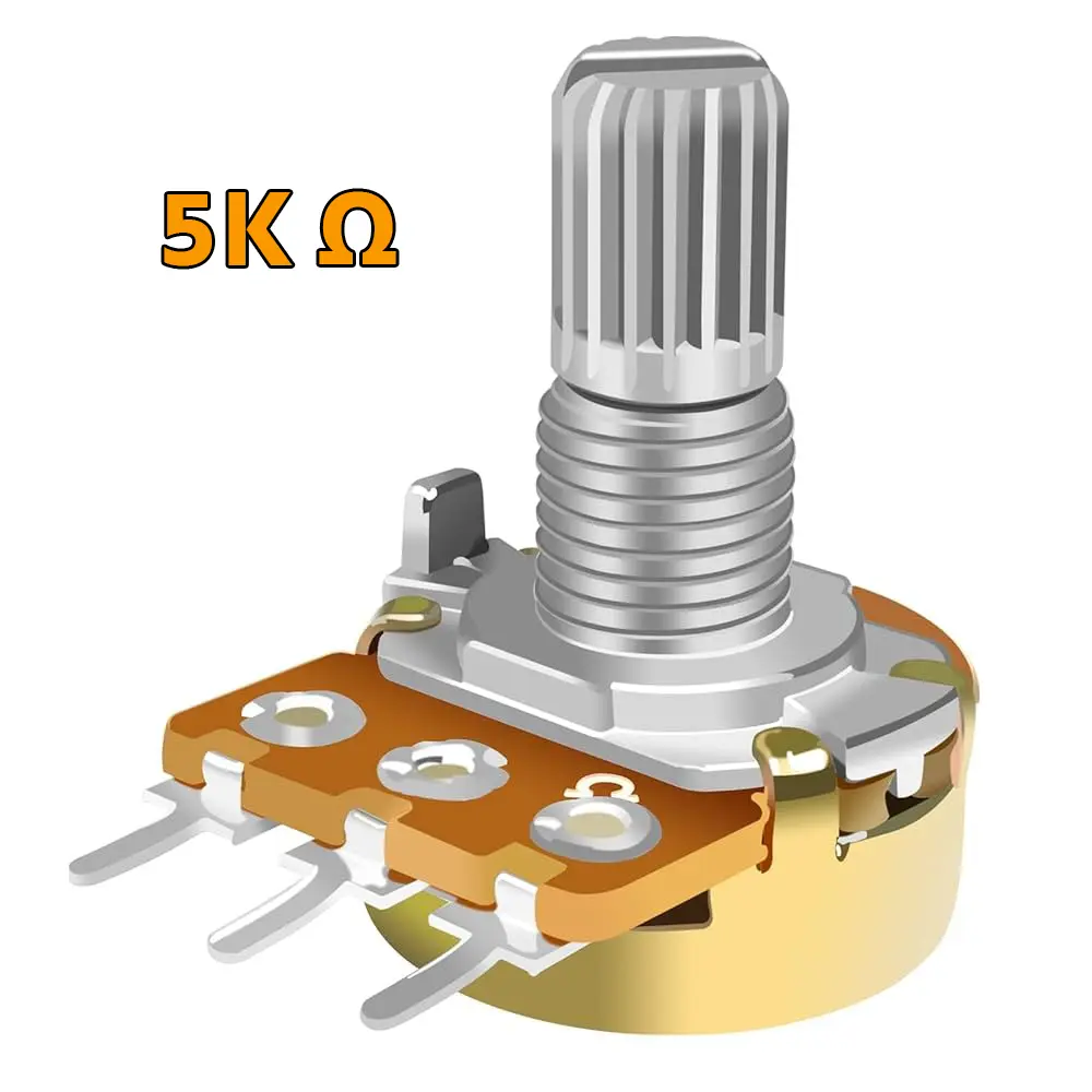 Variable Resistor (Potentiometer) 5k OHM  