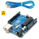 Arduino Uno R3  Clone Original Chips  + cable 30 cm
