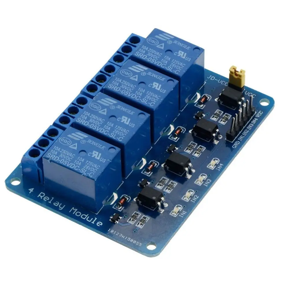 Relay Module 4 channels 5V 