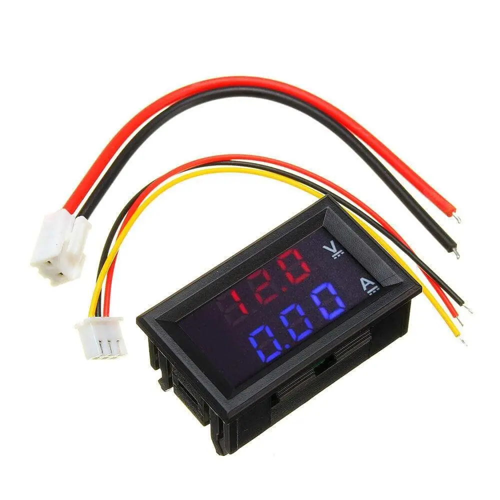  Digital Voltmeter and Ammeter Dual Display DC 0-100V 10A