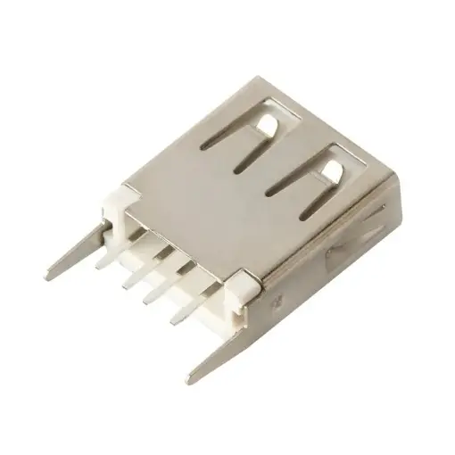 Female Type A USB Connector Vertical DIP 4 Pin 