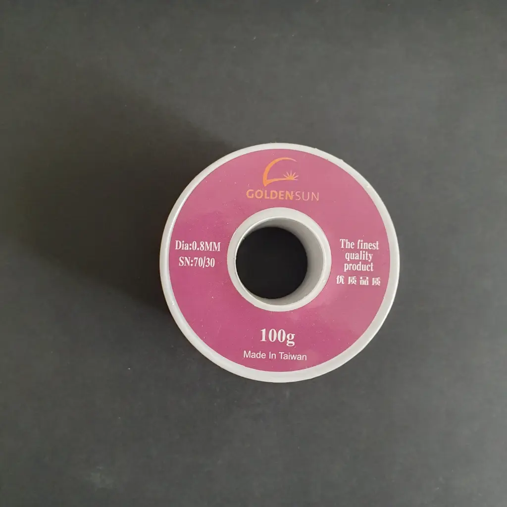 Tin Soldering Wire – 100g 0.8mm | 70/30 Alloy 