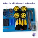 Arduino with Bluetooth robot car with 4 wheel kit 