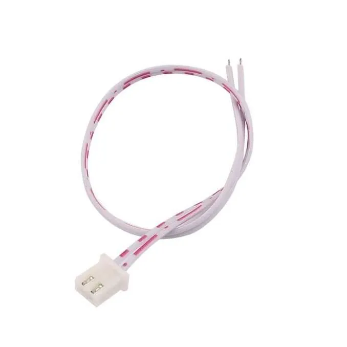 JST  Connector  Female 2 Pin 2mm with 20cm Terminal Cable