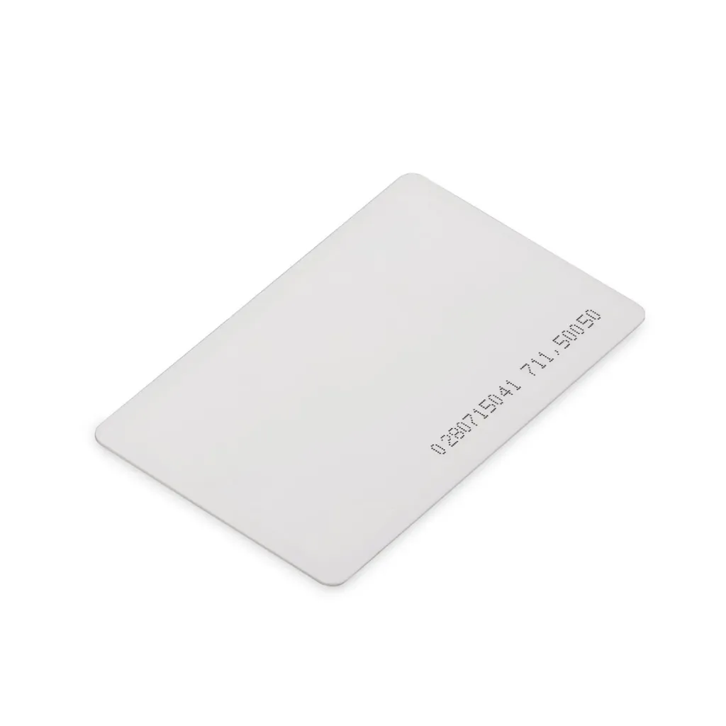 White PVC NFC / RFID Card Chip 13.56MHz