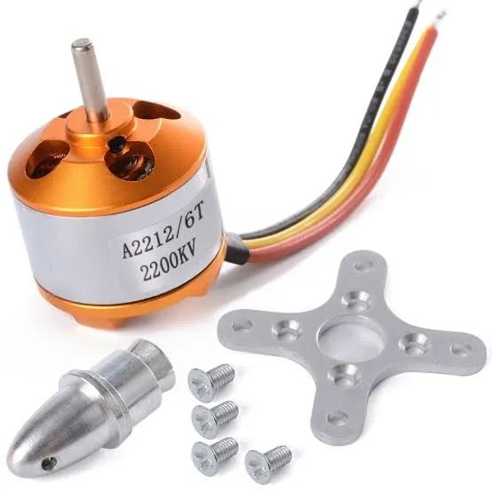 Brushless Motor 2200KV with Accessories
