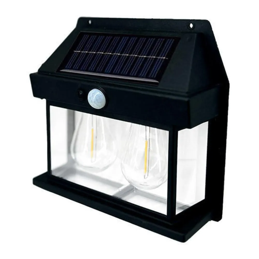 Lighting Wall 2 Lamp with solar  charging 888-2 motion sensor