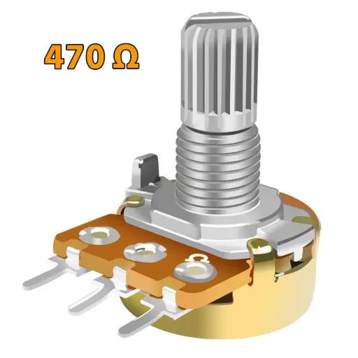 Variable Resistor (Potentiometer) 470 OHM