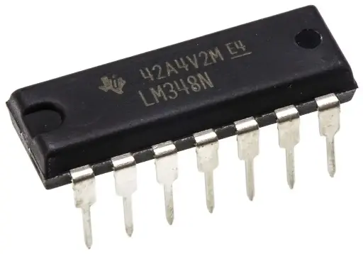 LM348 IC – (Quad Op-Amp) DIP-14