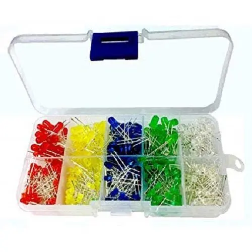 100 LEDs Mixed Color LED Size 5mm In Box