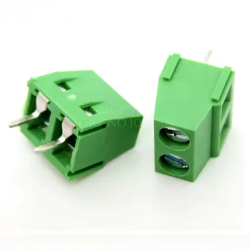  Green Terminal Block 2 Pins 5mm 300V/10A