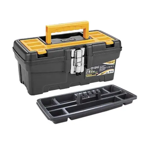 Metal Lock Tool Box 13 in super bag