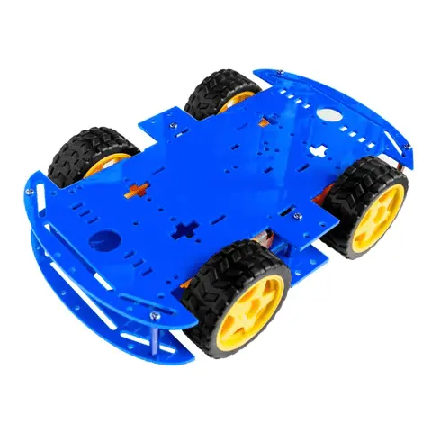 Full 4WD RC Smart Robot Car Kit – With Motors & Wheels (26 × 15 cm)