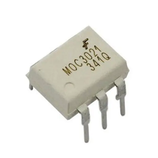 MOC3021 Optoisolator Triac 6 pins