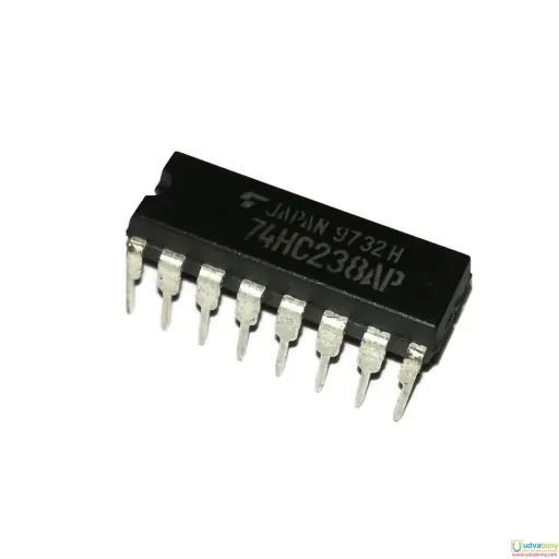 74238 IC – Dual 4-to-16 Line Decoder / Demultiplexer (DIP-24)