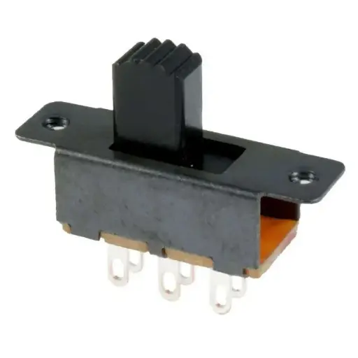  ON-OFF Slide Switch 6-Pin DPDT 2 Position 