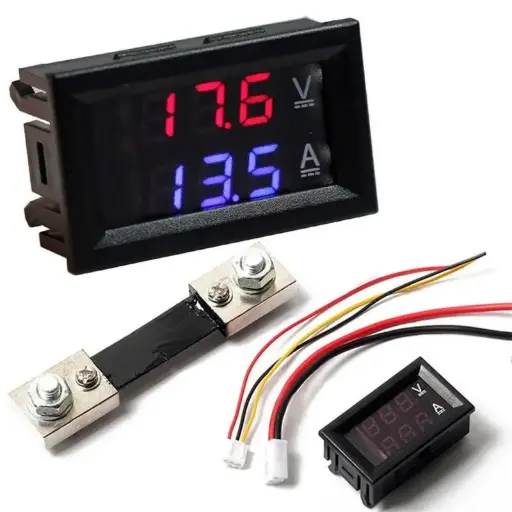 Digital Voltmeter and Ammeter Dual Display With Shunt DC 0- 100V 100A  