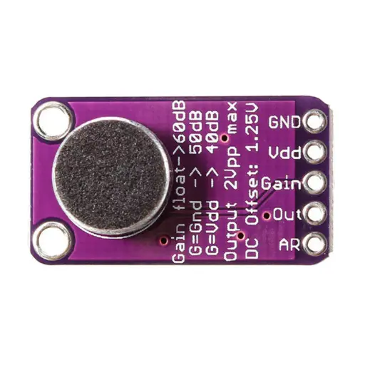 MAX9814 Microphone Amplifier Module with Auto Gain Control 