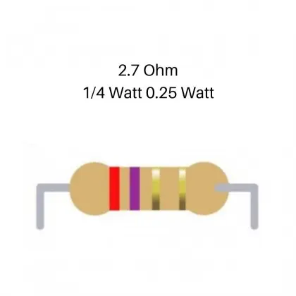 Resistor 2.7k ohm 0.25 w 