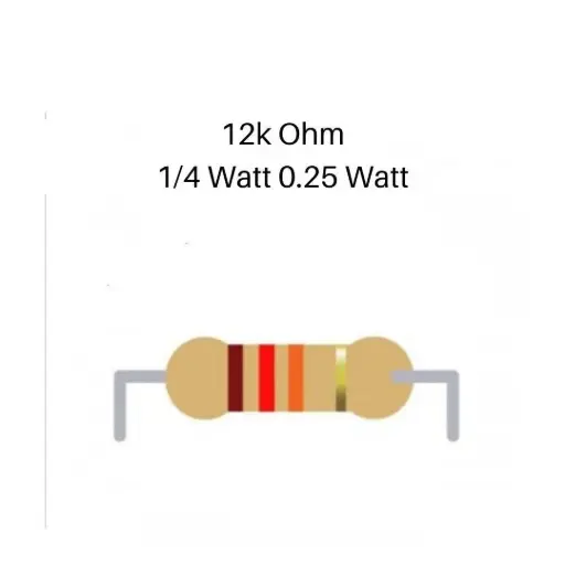 Resistor 12k ohm 0.25 W