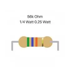 Resistor 56k ohm 0.25 W