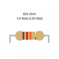 Resistor 82k ohm 0.25 W 