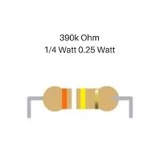 Resistor 390K ohm 0.25 W
