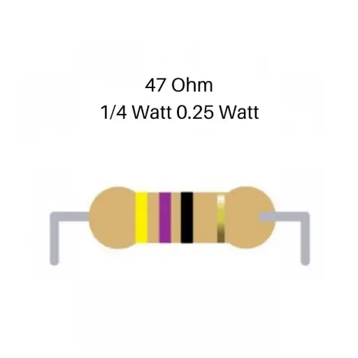 Resistor 47 ohm 0.25 W 