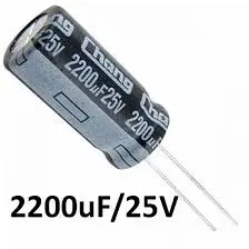 Electrolytic Capacitor 2200 uF 25 V 
