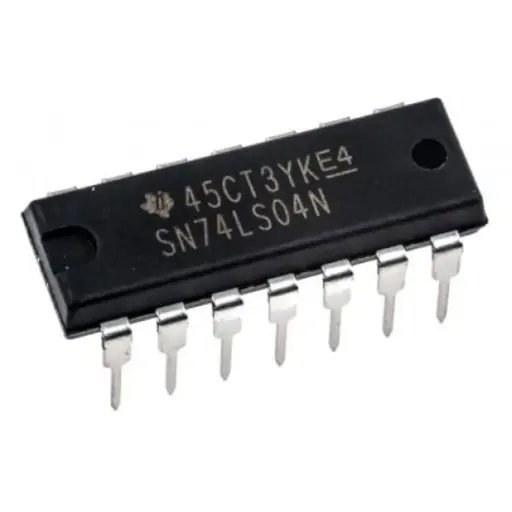 7404 IC – Hex Inverter (NOT Gate) DIP-14