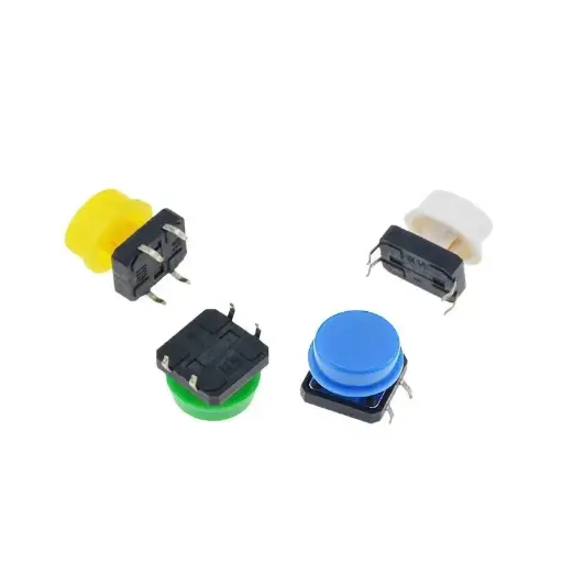   Push Button Switch 4 Pin 12x12 mm + Cap For Square Top
